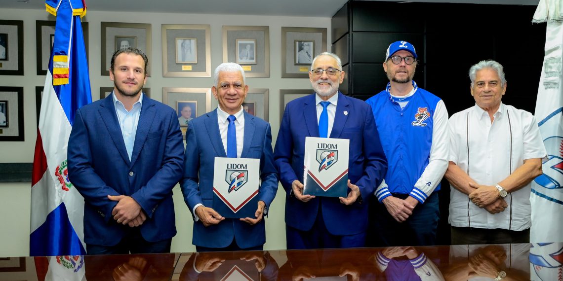 Senado de la República y la LIDOM suscriben convenio para promover el deporte