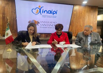 INAIPI firma acuerdo con la Universidad Santander para fortalecer competencias de su personal.