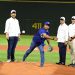 Eco Petróleo participa en ceremonia inicial del partido Licey–Gigantes con lanzamiento de honor