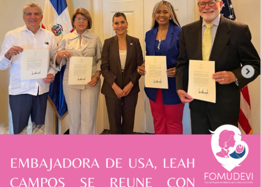 FOMUDEVI participa en encuentro con la embajadora de EE. UU. junto a organizaciones de la sociedad civil