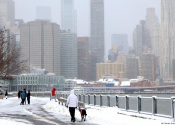 Nueva York declara estado de emergencia por poderosa tormenta invernal que azota Estados Unidos