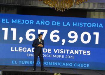 RD alcanza récord histórico en llegada: 1.4 illones de visitantes en diciembre y 11,676,901 en todo el año.