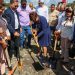 Directora del INAIPI y director de Infraestructura Escolar del MINERD dan primer picazo para nuevo Centro de Atención Integral en Boca Chica