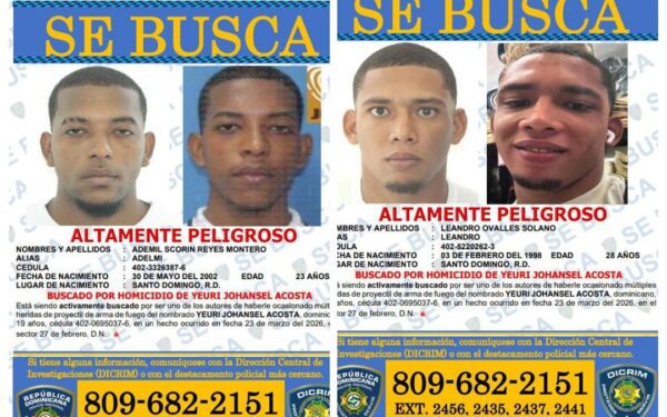 Policía identifica responsables de homicidio de joven en el sector 27 de Febrero