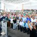 Leonel Fernández juramenta en la FP al exgobernador de Hermanas Mirabal y dirigentes del PRM y PLD