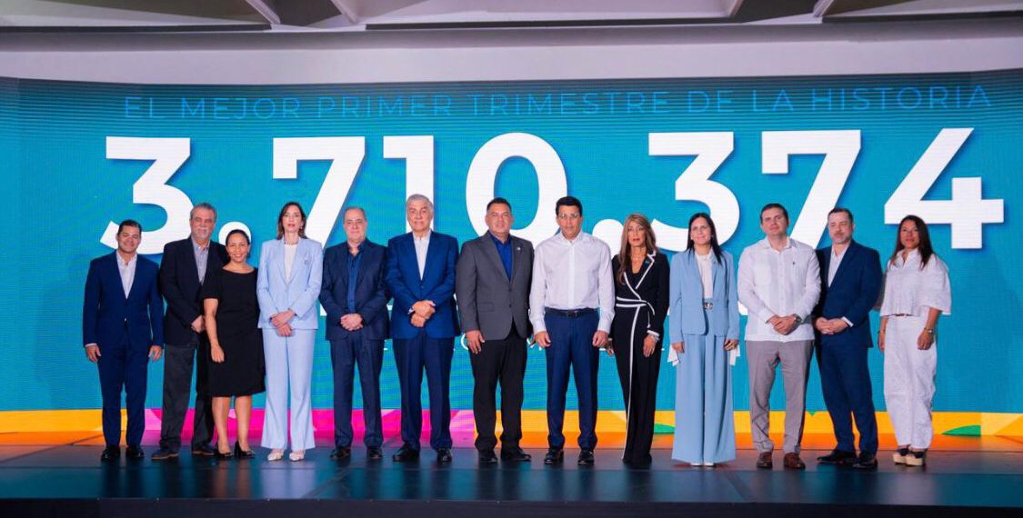 RD recibe más 3,7 millones de visitantes en primer trimestre.