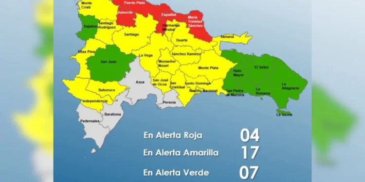 Alerta en territorio nacional: 28 de 32 demarcaciones están bajo aviso