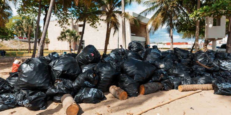Alcaldía del DN, Medio Ambiente y otras entidades realizan limpieza en playa Montesinos