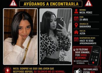 Familiares buscan a joven desaparecida hace 15 días entre Azua y Barahona