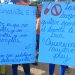 Protestan en reclamo de terminación del Play de los Girasoles I