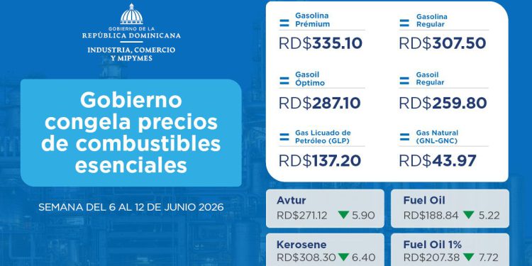Gobierno congela precios de combustibles esenciales