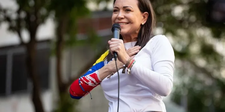 MARÍA CORINA MACHADO ASEGURA QUE MANTIENE OBJETIVOS ALINEADOS CON ESTADOS UNIDOS PARA VENEZUELA