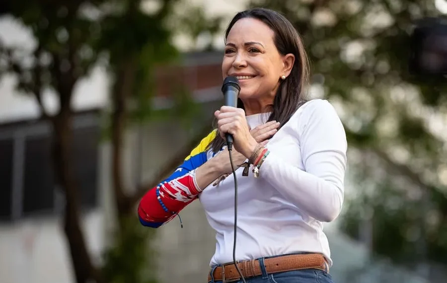 MARÍA CORINA MACHADO ASEGURA QUE MANTIENE OBJETIVOS ALINEADOS CON ESTADOS UNIDOS PARA VENEZUELA