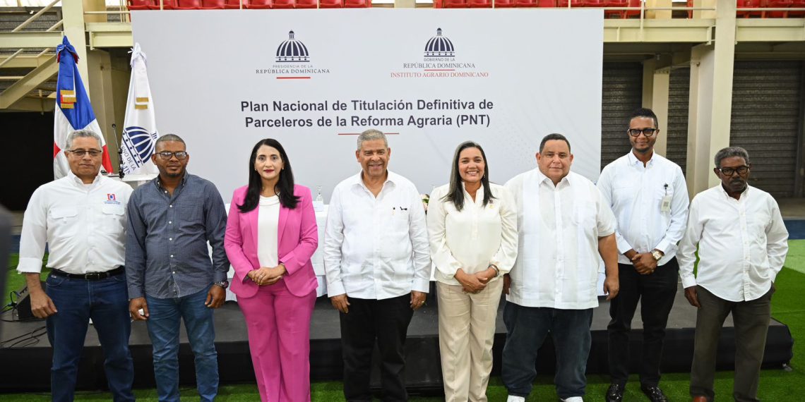 IAD inicia en Azua el Plan Nacional de Titulación Definitiva que beneficiará a más de 4 mil parceleros de la Reforma Agraria