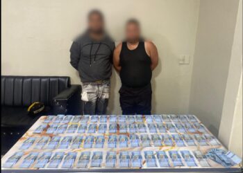 Policía recupera RD$154 mil robados a bancas de apuestas y captura a dos presuntos implicados en Santiago