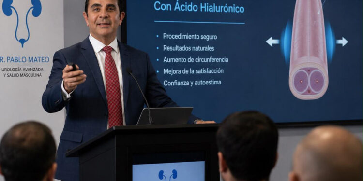 Dr. Pablo Mateo presenta procedimiento de engrosamiento de pene con ácido hialurónico