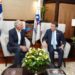 Canciller Víctor -Ito- Bisonó recibe en el AILA al presidente de Honduras Nasry Asfura
