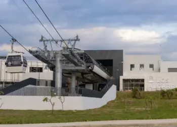 Informan que «estará fuera de servicio» la línea 2 del Teleférico de SD en Los Alcarrizos