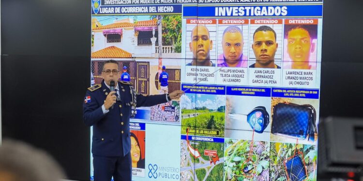 PN presenta evidencias y revela punto donde cuatro implicados detenidos se reunieron antes de homicidio de esposa de artista Julián Oro Duro en SDE