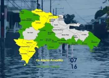 Lluvias afectan unas 150 viviendas en Santiago; 23 provincias siguen en alerta