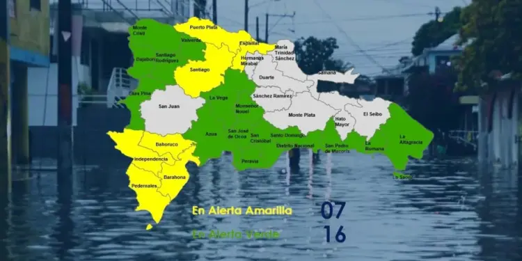 Lluvias afectan unas 150 viviendas en Santiago; 23 provincias siguen en alerta