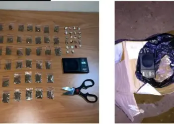 PN ocupa drogas y una balanza digital en San Cristóbal