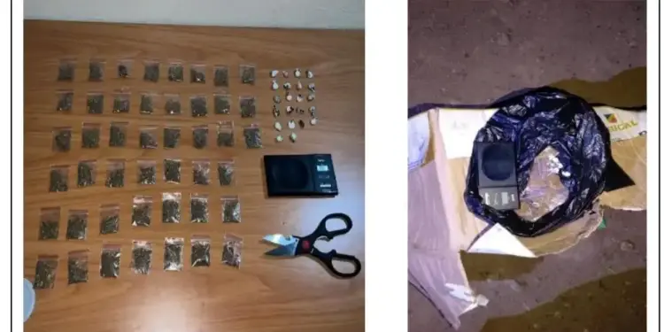 PN ocupa drogas y una balanza digital en San Cristóbal